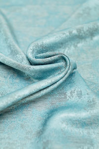 Curtain fabric turquoise color texture