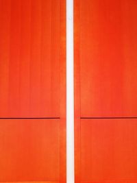 Full frame shot of orange wall