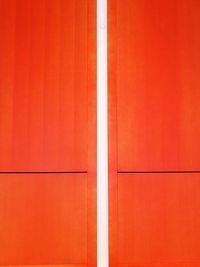 Full frame shot of orange wall