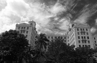 Low angle view of building against sky