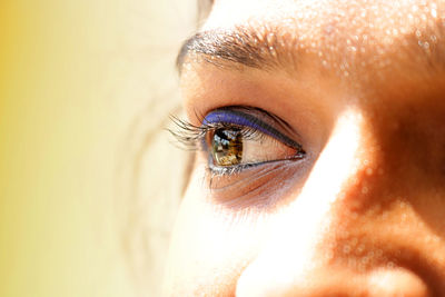 Close-up portrait of a woman