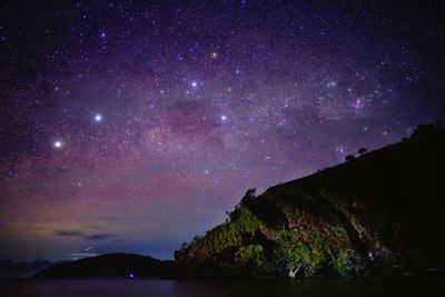 Crux constellation during april nightsky