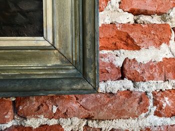 Close-up of brick wall