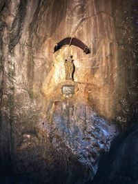 Digital composite image of cave
