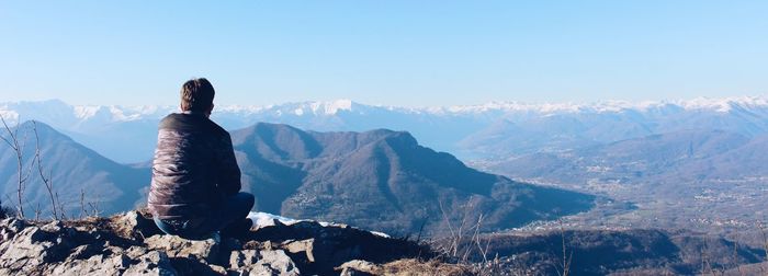 Scenic view of mountains