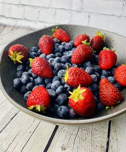 Close-up of strawberries