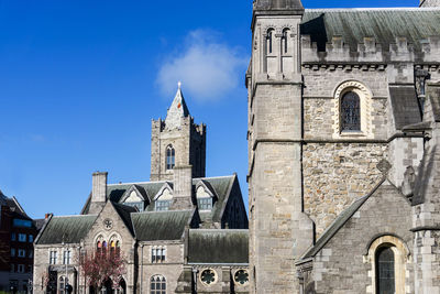 Low angle view of church against sky