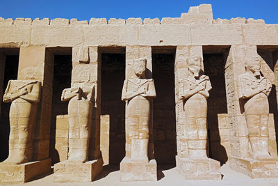 Low angle view of historical building