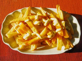 Close-up of food on plate