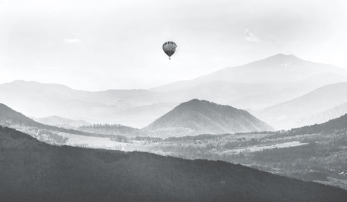 View of mountain range