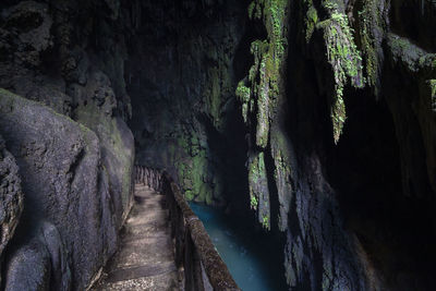 Panoramic view of cave