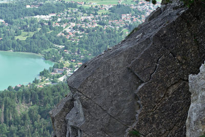 Scenic view of rocky mountains