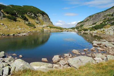 Scenic view of lake