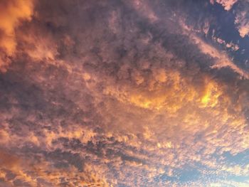 Full frame shot of dramatic sky