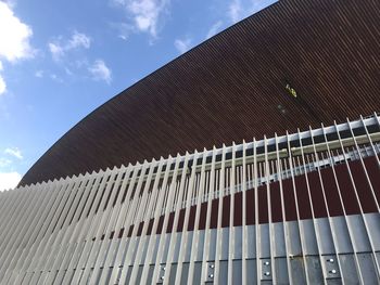 Low angle view of building against sky