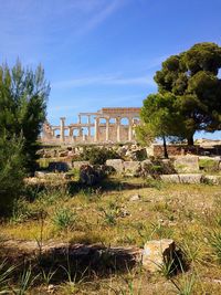 View of old ruin building