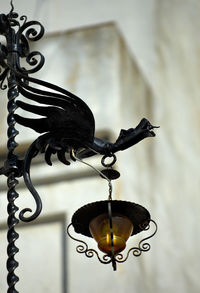 Close-up of illuminated lamp