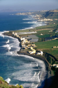 Aerial view of sea