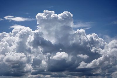 Low angle view of clouds in sky