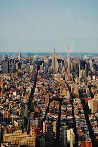 Aerial view of a city