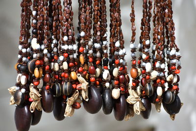 Close-up of jewelry for sale