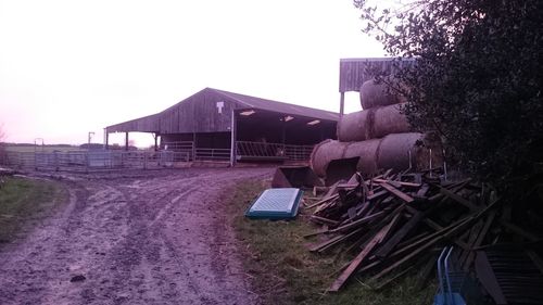 View of field against sky