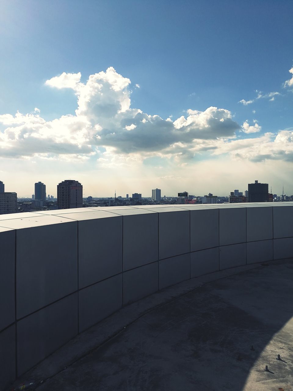 BUILDINGS AGAINST SKY