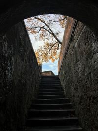 Low angle view of old building