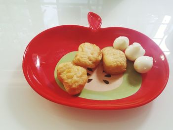 Close-up of food in plate