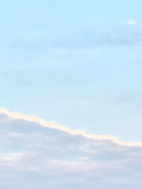 Low angle view of clouds in sky