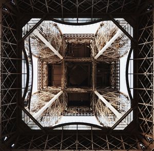 Directly below shot of tower