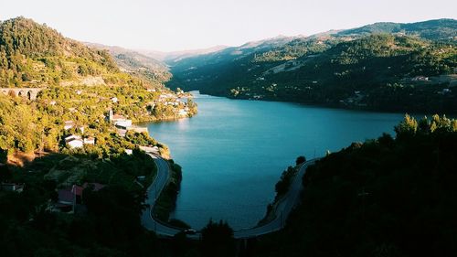 Scenic view of mountains