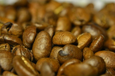 Close-up of coffee beans