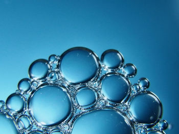 Close-up of bubbles