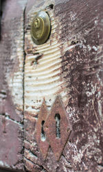 Close-up of rusty metal