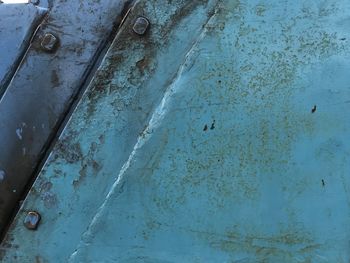 Full frame shot of rusty metal
