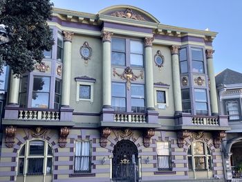 Low angle view of building against sky