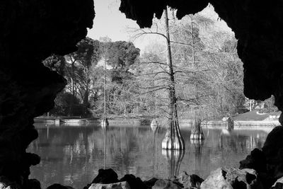 Scenic view of lake