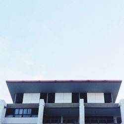 Low angle view of buildings in city