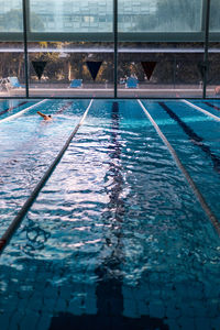 Swimming pool in water