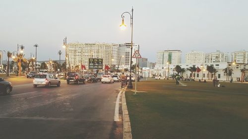 City street at night