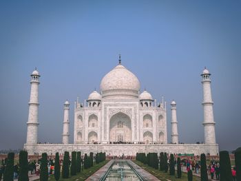 View of historical building against clear sky