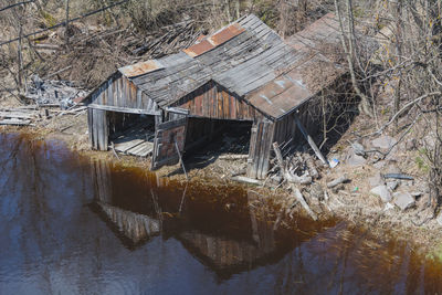 Built structures in winter