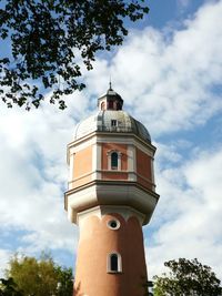 Low angle view of building against sky