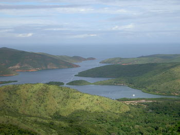 Scenic view of landscape against sky