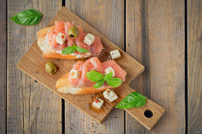 Bruschetta with