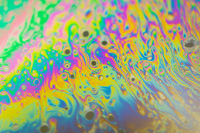 Full frame shot of multi colored water