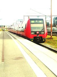 Railroad station platform