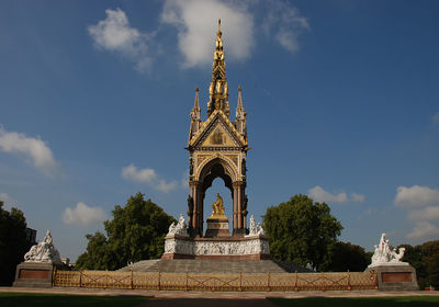 The albert memorial in kensington gardens, london