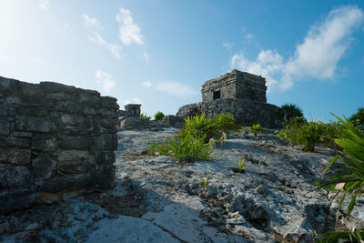 Old ruins against sky